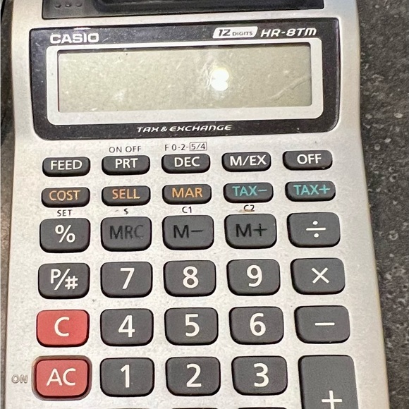 Casio adding machine and new solar powered scientific calculator with cover - Picture 4 of 9